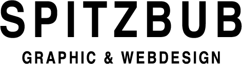 Spitzbub | Graphic & Webdesign Logo in Schwarz