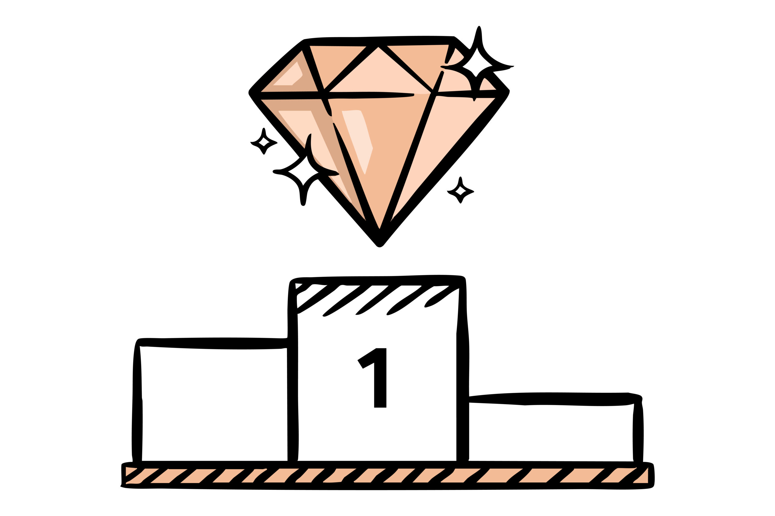 Ein Diamant auf Platz 1